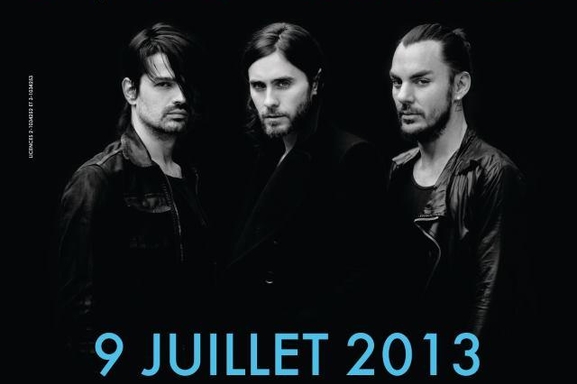 Jared Leto en concert le 9 juillet avec son groupe "30 Seconds to Mars", Casting.fr vous invite !