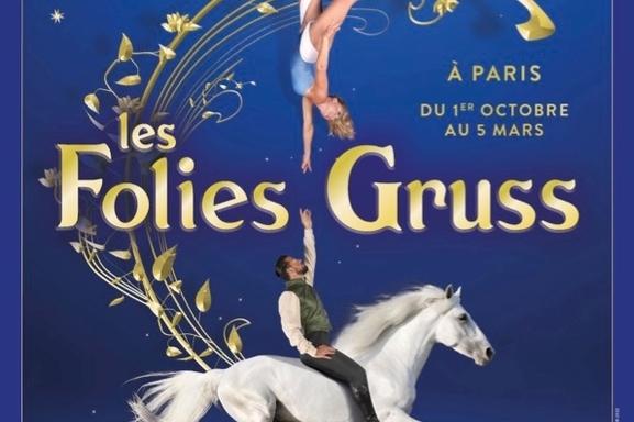 La famille Gruss et leurs chevaux vous donnent rendez-vous aux Folies Gruss pour un spectacle magique !