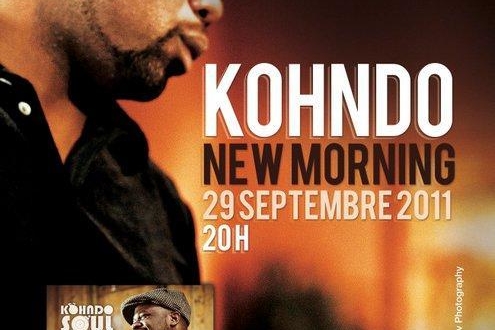 Kohndo en concert au New morning le 29 septembre !