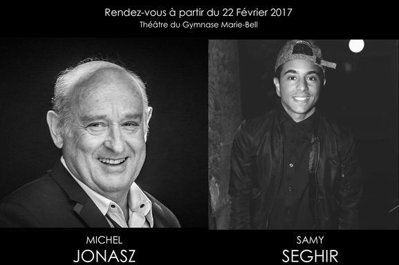 Michel Jonasz et Samy dans « Les Fantômes de la rue Papillon". Deux grands comédiens pour un sujet dense et si actuel...
