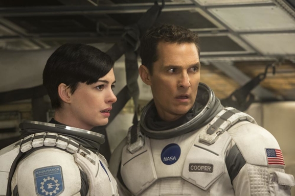 Interstellar film de Christopher Nolan avec l'acteur oscarisé Matthew McConaughey au cinéma