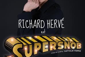 Richard Hervé est Supersnob, un one-man show plein d'énergie