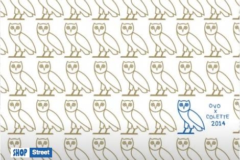 Drake était chez Colette à Paris pour présenter sa collection de vêtements