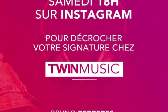 Attention événement: En Live Bruno Berbères et Roberto Ciurleo choisiront et signeront des artistes chez TWINMUSIC