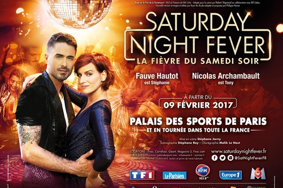 Demandez vos invitations pour "Saturday Night Fever" avec Fauve Hautot et Nicolas Archambault!