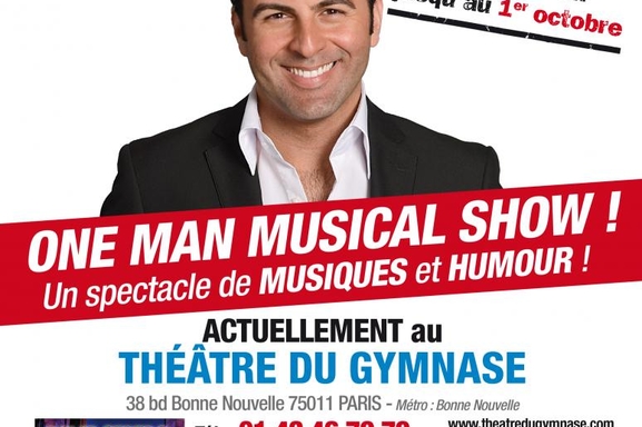 Le baryton international David Serero donne son "One Man Musical Show" au Théâtre du Petit Gymnase
