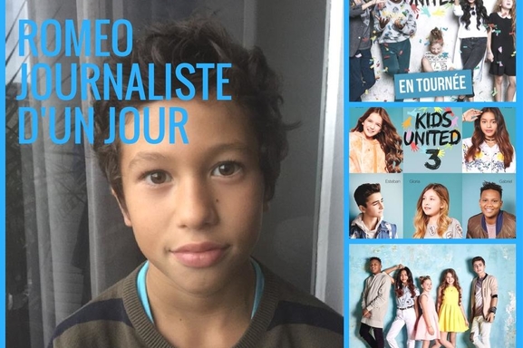 Roméo, journaliste d'un jour du haut de ses 9 ans a assisté au showcase très privé des KIDS UNITED, il vous raconte!