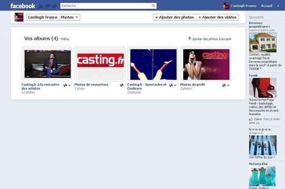 Retrouvez Casting.fr sur Facebook !