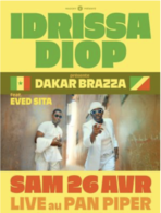 Casting.fr vous fait gagner vos places pour le concert d'Idrissa Diop & Eved Sita le 26 avril à Paris