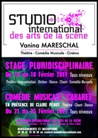 Stage de Comédie musicale au studio International des Arts de la Sc