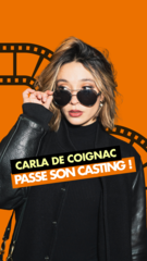 Carla de Coignac passe son casting