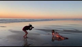 Photoshoot with Monica Hahn at La Jolla beach San Diego - November 2019