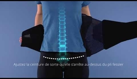 Thuasne - Ceinture lombaire Lombastab Immo - Mise en place