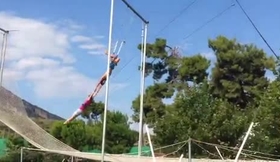 back & whip ecart trapeze volant