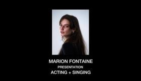 Marion Fontaine- Presentation+reels