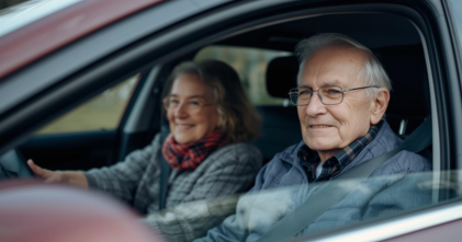 Casting couple de séniors homme et femme entre 60 et 65 ans pour campagne publicitaire automobile