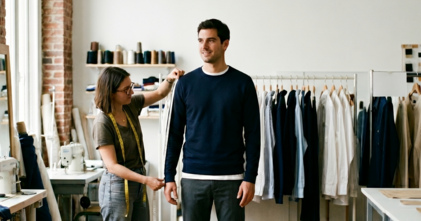 Casting HOMME mannequin cabine faisant une taille M pour essayages de vêtements