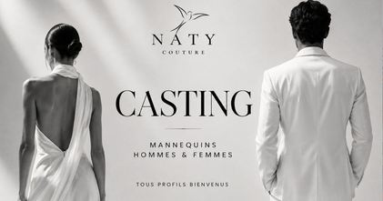 Casting mannequin homme et femme pour défilé de mode