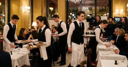Casting hommes et femmes de 18 à 35 ans avec expérience en restauration pour la série Emily in Paris