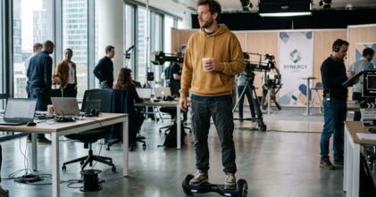 Casting homme et femme d'environ 30 ans sachant faire du hoverboard pour tournage série Canal + avec Kad Merad