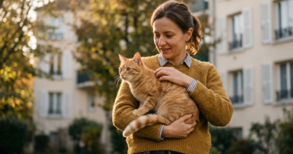 Casting homme ou femme originaire des Pays de l'Est avec un chat roux pour une publicité TV