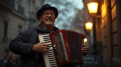Casting musicien accordéoniste homme et femme de tout âge pour comédie musicale