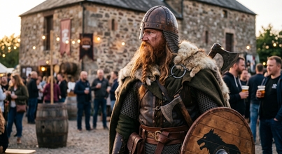Casting comédien crédible pour incarner un viking pour animation lors d'une tournée promotionnelle pour une marque de bière