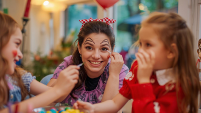 Casting comédienne et animatrice pour anniversaire d'enfant à domicile