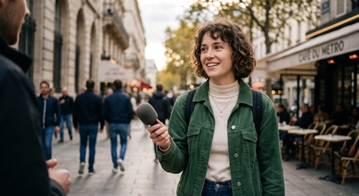 Casting homme et femme entre 20 et 35 ans pour vidéos réseaux sociaux au format micro trottoir