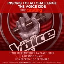 Casting chanteur et chanteuse pour l'émission The Voice Kids 2022