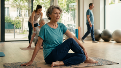 Casting homme ou femme entre 60 et 70 ans pratiquant le yoga pour silhouette parlante dans série France TV