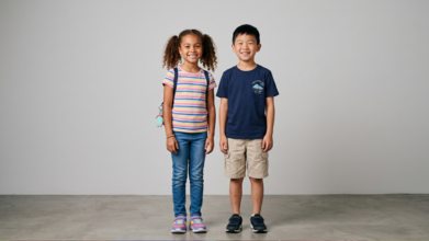 Casting modèle enfant fille et garçon de 8 ans pour shooting d'un projet digital