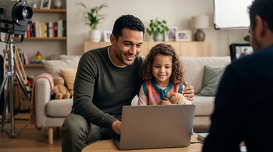 Casting homme entre 30 et 40 ans avec son enfant ou neveu nièce pour tournage film publicitaire