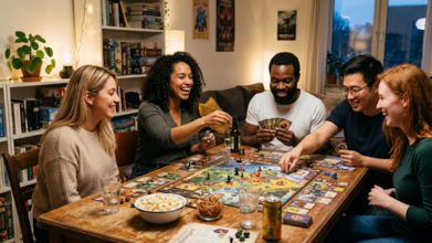 Casting famille ou groupe d'amis pour la campagne publicitaire d'un studio de jeux de sociétés