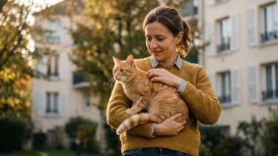 Casting homme ou femme originaire des Pays de l'Est avec un chat roux pour une publicité TV