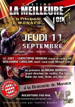 Casting.fr partenaire du Grand concours "La meilleure voix" de Valérie Mendez et Bruno Berberes !