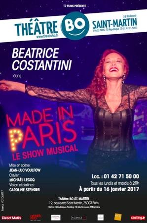 Les meilleurs classiques revistés par Béatrice Constantini, une artiste "Made in Paris" au théâtre BO Saint Martin