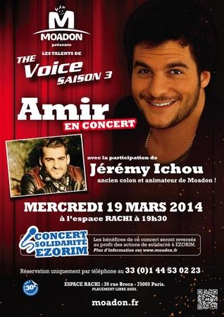 Amir et Jérémy Ichou, candidats de The Voice 3, vous offrent un concert exceptionnel !