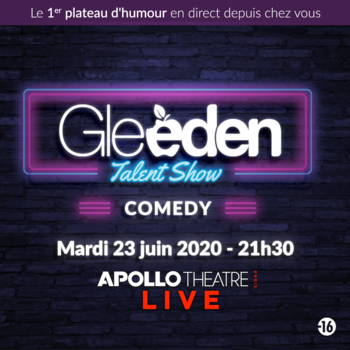 Assistez gratuitement au Gleeden Talent Show le mardi 23 Juin 2020 en direct depuis votre salon