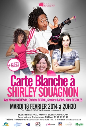 "Carte Blanche à Shirley Souagnon", Shirley partage sa scène avec la nouvelle génération...