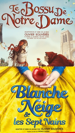 JEU-CONCOURS : Emmenez vos enfants au théâtre de la Gaîté Montparnasse pour découvrir deux spectacles jeune public : "Blanche Neige & les Sept Nains" et "Le Bossu de Notre Dame"