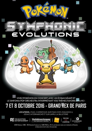 Attrapez les tous à la Pokemon Symphonic Evolution lors de 2 soirées exceptionnelles au Grand Rex