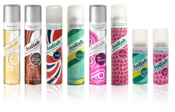 Shampooing sec BATISTE, le secret des célébrités!