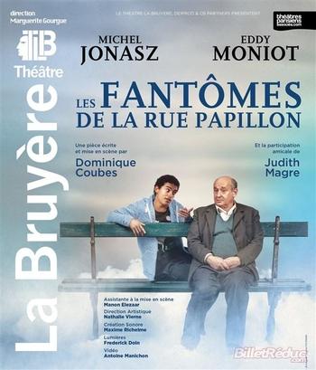 "Les Fantômes de la rue Papillon" un spectacle générationnel entre Michel Jonazs et Eddy Moniot au Théâtre la Bruyère