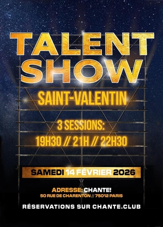 Un Talent Show d’humour pour la Saint-Valentin chez Chante !
