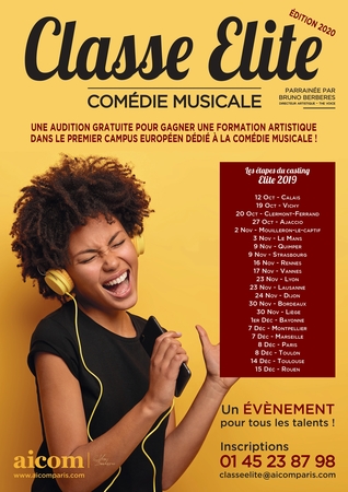 Gagnez 1 an de formation à l’Académie Internationale de Comédie Musicale !