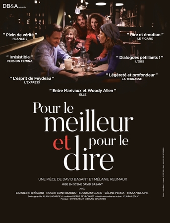 Jeu-concours : Tentez de remporter vos places pour la reprise de la pièce à succès “Pour le meilleur et pour le dire” au Café de la Gare