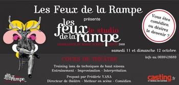 Le Studio des Feux de la Rampe reprend les cours d'impro en Partenariat avec Casting.fr