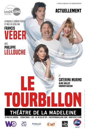 « Le Tourbillon » au théâtre de la Madeleine, une comédie renversante de Francis Veber, avec Philippe Lellouche et Caterina Murino