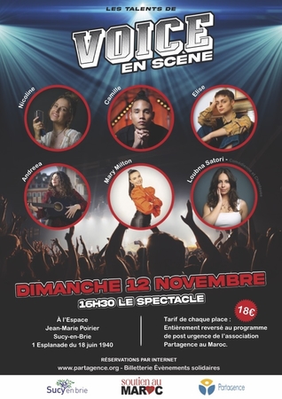 Les talents de The Voice unissent leur voix en soutien au Maroc lors d’un concert caritatif le 12 novembre